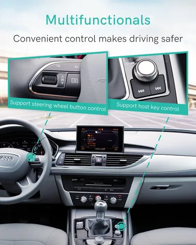 Miniatura 3 de Adaptador Bluetooth 5.0 aptX-HD para automóvil compatible con Audi AMI MMI, Mercedes Media Interface y Volkswagen MDI Connector (A2-Audi2G)