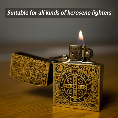 Miniatura 7 de Kit de mantenimiento de encendedores, kit de reparación completo para la mayoría de encendedores, reparación de encendedor antiguo, kit