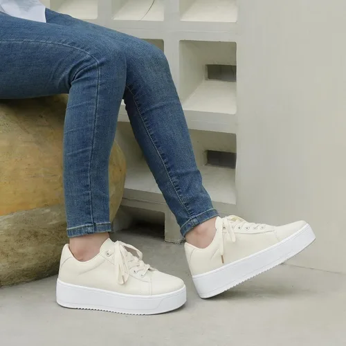 Miniatura 3 de JABASIC Zapatos deportivos de moda para mujer, con cordones, elegantes y cómodos para caminar