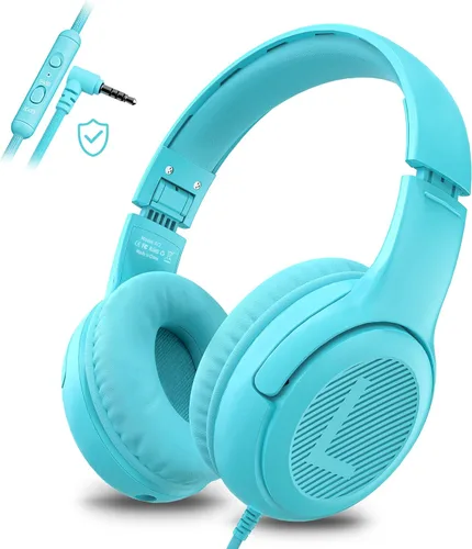 Miniatura 13 de awatrue Auriculares para Niños para Escuela Niños Pequeños con Cable con Micrófono Enchufable a Granel Auriculares para Niños Niñas de 3+ Años Verde