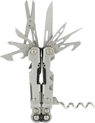 Miniatura 2 de SOG PowerLitre Mini Herramienta Multiusos Utilitaria con 19 Herramientas Ligeras, Herramienta Utilitaria Compacta de 5 Pulgadas de Largo