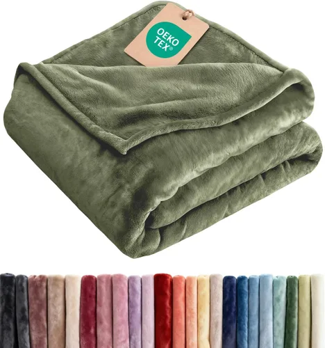 Miniatura 25 de Manta de forro polar ultrasuave para niños – Manta de franela de lujo para niños – Ligera para sofá, cama o silla – Gruesa, cálida y transpirable