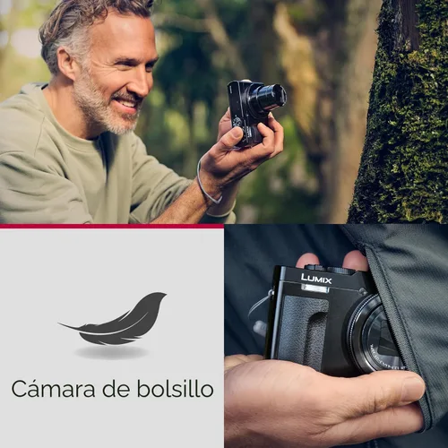 Miniatura 3 de Panasonic LUMIX ZS99 - Cámara de apuntar y disparar, cámara compacta para viajes con zoom de 30x con lente de zoom de 0.945-28.346 in, y video/foto