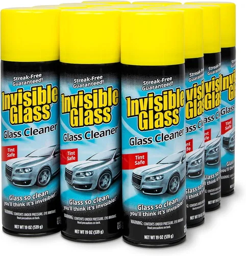 Miniatura 14 de Invisible Glass 91164-3PK limpiador de vidrio en aerosol premium para parabrisas y ventanas de automóviles y del hogar, limpiador de ventanas