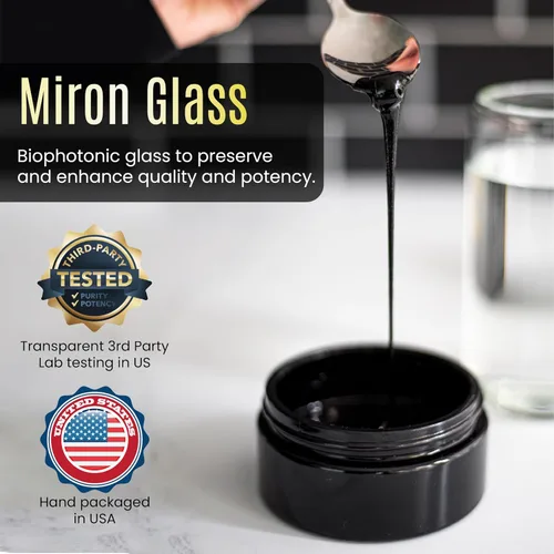 Miniatura 8 de Black Lotus Pure Shilajit Resina, 0.27 oz, 100% Shilajit natural puro para hombres y mujeres con aminoácidos, 175 mg de ácido fúlvico, 85 minerales