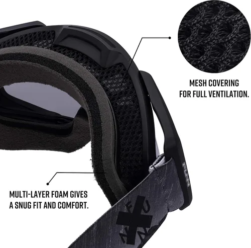 Miniatura 5 de Funn Soljam MTB Enduro DH gafas antivaho lente transparente adicional, bolsa y hojas de rasgadura