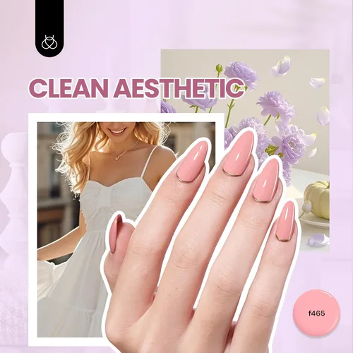 Miniatura 4 de Kit de esmalte de uñas de gel Beetles con luz UV, kit inicial de esmalte de gel semipermanente, lámpara LED de uñas en tonos gris, morado, malva
