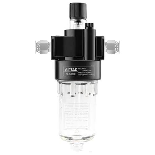 Miniatura 2 de Línea de aire comprimido Lubricador Airtac AL2000-C 1/4" NPT 0-145 Psi aceite para el tratamiento neumático de la fuente del sistema