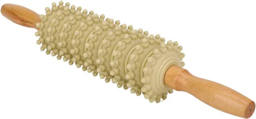 Miniatura 6 de Rodillo de masaje fascia, Rodillo de madera, Puntos de gatillo, Pierna delgada, Afloja la celulitis, Rodillo de masaje de fascia para heridas