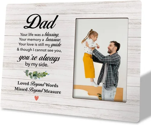 Miniatura 8 de Marco de Fotos para Papá - Soy su Compañero de Pesca, Marco de Madera para Papás Pescadores, Regalo del Día del Padre