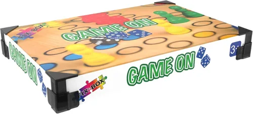 Miniatura 2 de Juego mediano: repara y protege tu juego y caja de rompecabezas. Engancha las esquinas de la tapa rotas para cubrir daños y reforzar la caja.
