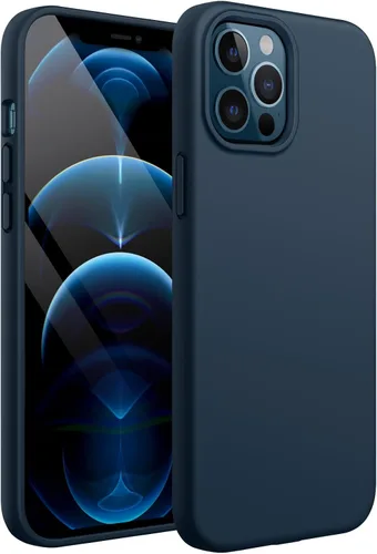 Miniatura 7 de JETech Funda de silicona para iPhone 12 Pro Max de 6.7 pulgadas, suave al tacto, funda protectora de cuerpo completo, a prueba de golpes con forro