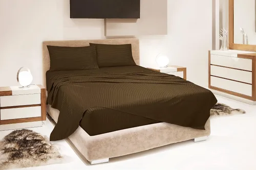 Miniatura 126 de ROYALE LINENS Juego de sábanas Cal King de 4 piezas, ropa de cama de microfibra suave cepillada de 1800 hilos, 1 sábana bajera, 1 sábana encimera, 2