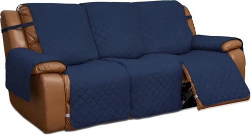Miniatura 47 de Easy-Going Funda para Sillón Reclinable de Dos Plazas, Funda de Sofá Reversible para Sillón Reclinable Doble, Funda de Sofá Dividida para Cada