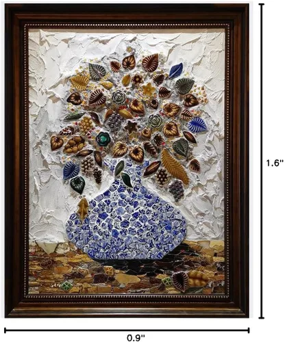 Miniatura 6 de Azulejos de mosaico de cerámica de porcelana de 1.1 libras, azulejos de mosaico irregulares rotos para suelo de manualidades, cocina, piscina