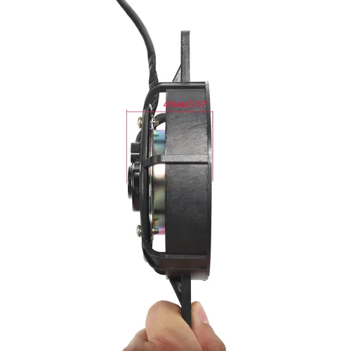 Miniatura 3 de Ventilador de radiador de refrigeración para motocicleta de 12 V, ventilador de radiador de aceite para motocicleta de 200 cc, 250 cc, 300 cc, quad
