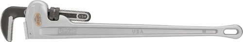 Miniatura 10 de RIDGID 31110 Modelo 836 Llave de tubería de plomería recta de aluminio de 36 pulgadas, plata, fabricada en los Estados Unidos
