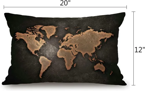 Miniatura 12 de Fundas de almohada de 12 x 20 pulgadas, decoración rústica de granja, sé feliz, fundas de almohada de algodón y lino, citas inspiracionales con Jcp20
