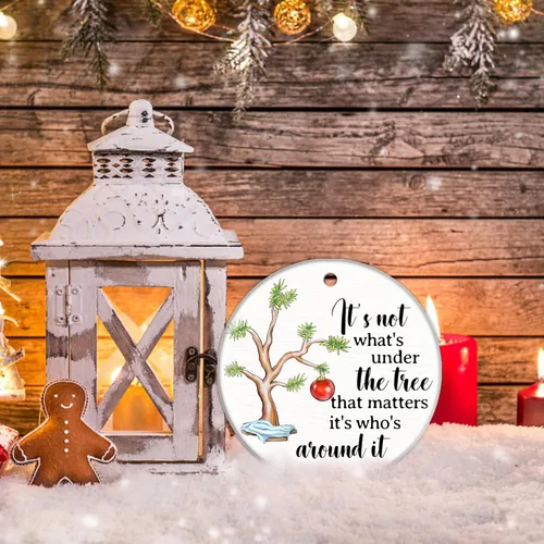 Miniatura 3 de Adornos de Navidad 2025, decoraciones de árbol de Navidad, regalos para mujeres, hombres, compañeros de trabajo, regalos de adorno de Navidad