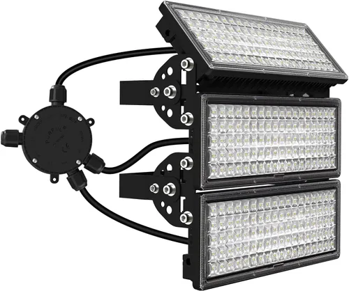 Miniatura 12 de Kekeou Luz de inundación LED de 100 W para exteriores con enchufe e interruptor y cable de alimentación de 6.56 pies, 14000 lm 6500 K, área LED
