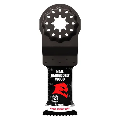 Miniatura 8 de Diablo Amped Steel Demon Starlock - Hoja oscilante de dientes de carburo para metal, ancho de corte de 1-1/4 pulgadas, profundidad de corte de 1-1/2