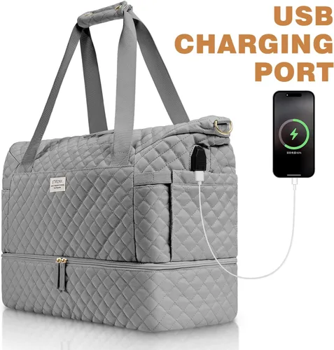 Miniatura 2 de Bolsos Weekender para mujer, Gris