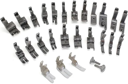 Miniatura 3 de Juego de 28 prensatelas industriales compatibles con JUKI DDL-555 DDL-5550 DDL-5600 DDL-8300 Singer 188K 191D 195K 196K Brother B705 B70 7B715 B716