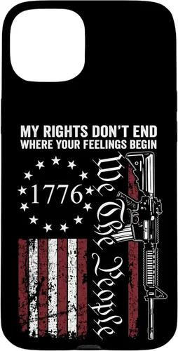 Miniatura 9 de My Rights Don't End Where Your Feelings Begin USA Gun Flag Case for iPhone 17