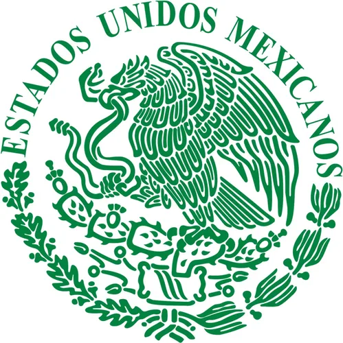 Miniatura 7 de ESTADOS UNIDOS Mexicanos - Vinilo adhesivo con la bandera de Águila y Águila de México, color gris oscuro, 8 pulgadas