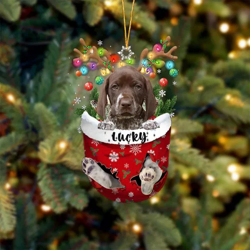 Miniatura 63 de Adorno de Navidad personalizado para perro Airedale Terrier en bolsillo de nieve, adorno para árbol de Navidad, idea de regalo para amantes