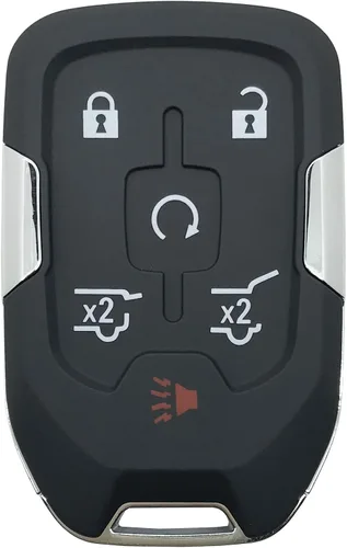 Estuche de reemplazo para llavero de Chevy Suburban Tahoe 2015 2016 2017 2018 2019 2020 GMC Yukon Entrada sin llave Llavero remoto inteligente