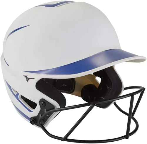 Miniatura 13 de Mizuno Casco de bateo de sóftbol F6 Fastpitch para adultos con máscara