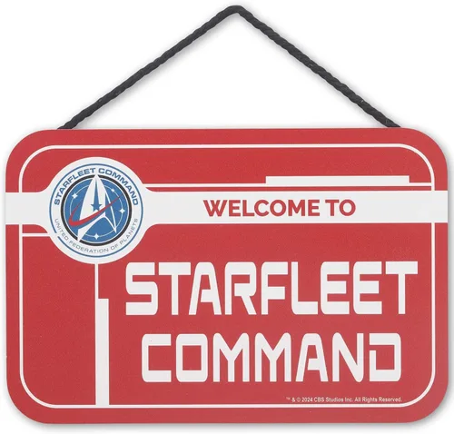 Miniatura 9 de Open Road Brands Star Trek Live Long and Prosper Vulcan Salute - Decoración de pared de madera colgante - Divertido letrero de Star Trek para hombre