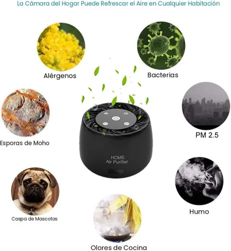 Miniatura 2 de Cámara inalámbrica WiFi de seguridad mini, Real 1080P Full HD con visión nocturna y detección de movimiento, grabación, 2-EN-1 Monitoreo en tiempo