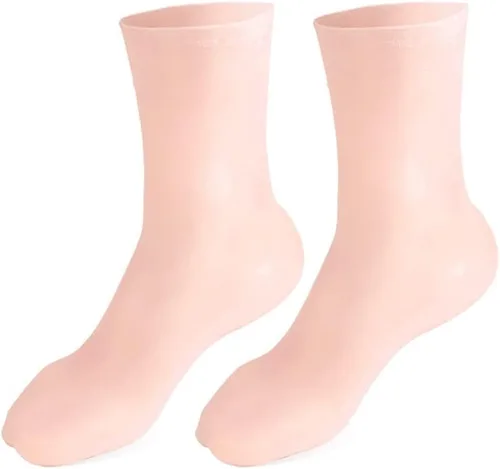 Miniatura 2 de Calcetines hidratantes, calcetines de aloe, calcetines de silicona, calcetines de silicona de gel de spa de pies para mujeres, calcetines