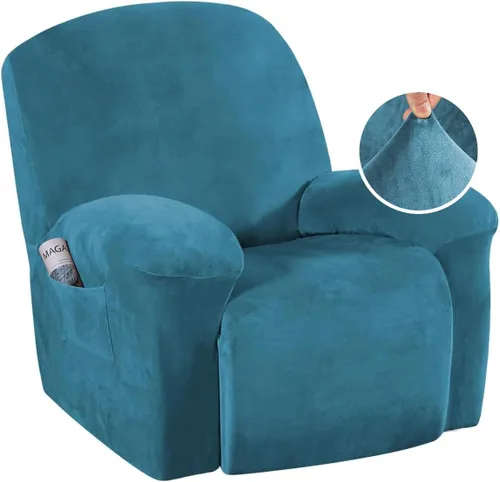 H.VERSAILTEX 1 Pieza Funda para Sillón Reclinable de Terciopelo Fundas Deslizantes para Sillón Reclinable Fundas Deslizantes para Sillón Reclinable
