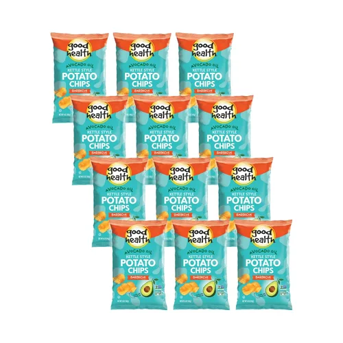 Miniatura 11 de Good Health Chips de barbacoa estilo hervidor de aceite de aguacate, bolsa de 5 onzas (4 bolsas)