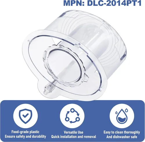 Miniatura 5 de Empujador grande de 14 tazas DLC-2014PT1 y empujador pequeño DLC-2014SPT1-1, compatible con 4 pestañas de bloqueo DLC-005AGTXT1 y cubierta