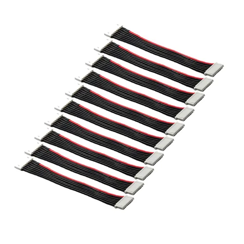 Miniatura 6 de 10 cables de extensión de equilibrio de 2S 3 pines JST-XH macho a hembra Lipo adaptador enchufe con cable de silicona 22AWG de 5.9 pulgadas