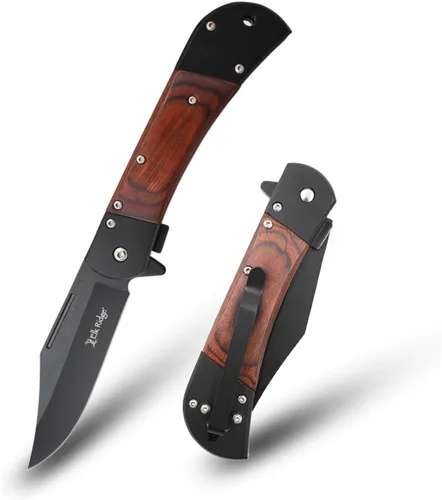 Miniatura 4 de Cuchillo Elk Ridge ER-A009 Series Spring Assist Folding, Straight Edge Blade, 4,75 pulgadas