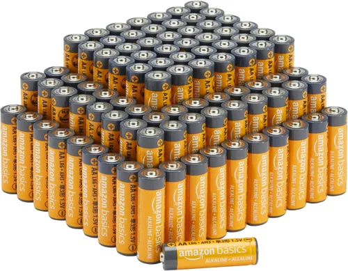 Miniatura 10 de Amazon Basics - Paquete de 8 pilas alcalinas AA de alto rendimiento, 1.5 voltios, vida útil de 10 años