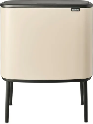 Miniatura 18 de Brabantia Bo Cubo de basura - 1 cubo interior de 9.5 galones (acero mate FPP) cubo de basura para residuos/reciclaje, compartimento extraíble +