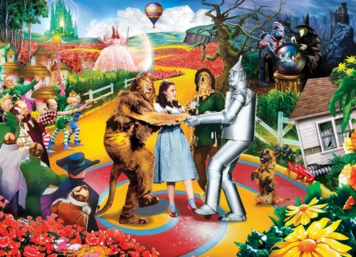 Miniatura 3 de MasterPieces Wizard of Oz - Rompecabezas de 1000 piezas para adultos, Beyond The Rainbow - 19.25 x 26.75 pulgadas, diseño vibrante, habilidades