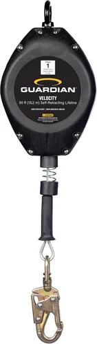 Miniatura 8 de Guardian 42000 Velocity Class 1 Cable autorretráctil (SRL) con mosquetón 16 pies Clase 1 Cumple con ANSI y OSHA