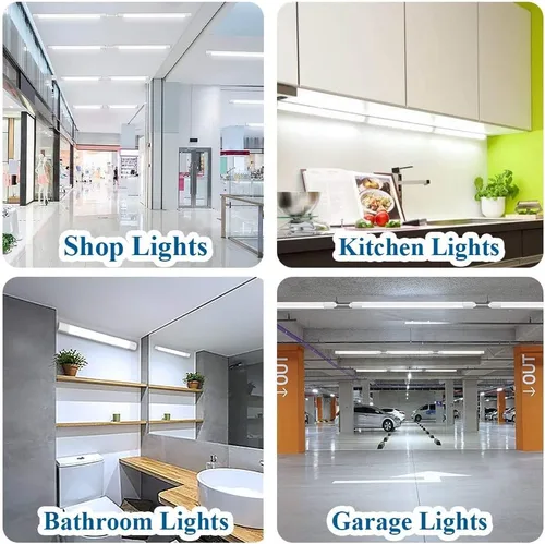 Miniatura 2 de Lámpara LED Utilitaria para Tienda de 2 pies y 4 pies, con enchufe, Luz de Tubo LED enlazable Impermeable Airand, Lámpara para debajo del gabinete