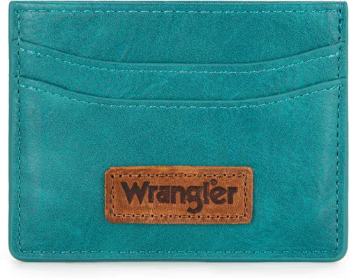 Miniatura 17 de Montana West X Wrangler - Tarjetero para mujer, con bloqueo RFID, llavero con ventana de identificación y bolsillo con cremallera para monedas