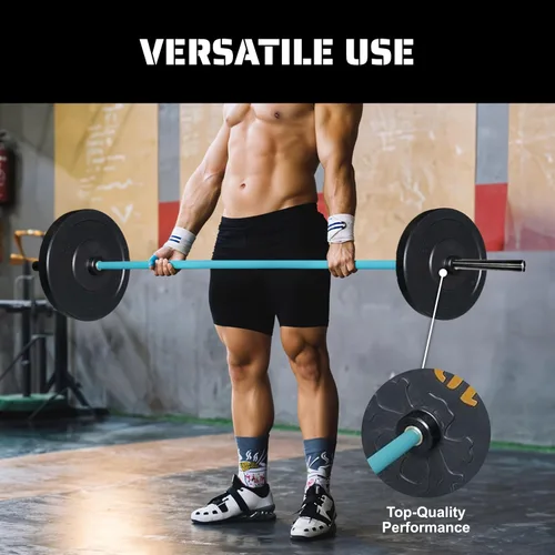 Miniatura 4 de Tribe WOD Olympus - Barra de pesas y barra de pesas, duradera, a prueba de flexiones para hombres y mujeres, barra de levantamiento de pesas