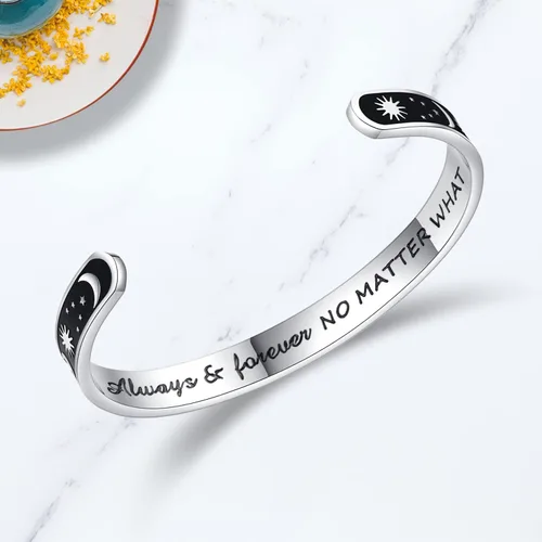 Miniatura 2 de TONY & SANDY - Brazaletes motivacionales para mujeres, adolescentes o niñas, regalos de cumpleaños personalizados para mamá, hija, hermana o amigas