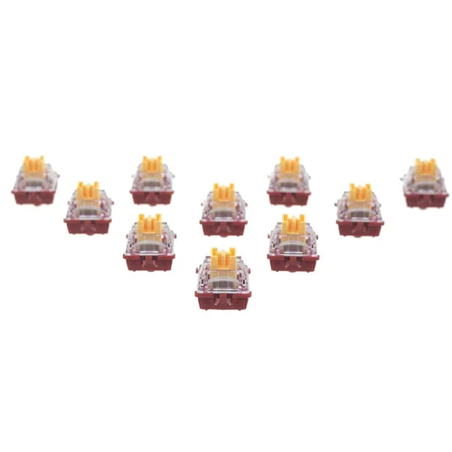 Miniatura 3 de GK GAMAKAY Phoenix - Interruptor de teclado silencioso lineal con difusor LED para teclado mecánico retroiluminado de 5 pines interruptores