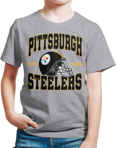 Miniatura 25 de Junk Food Clothing x NFL - Casco de equipo - Camiseta de manga corta para niños y niñas con licencia oficial de la NFL
